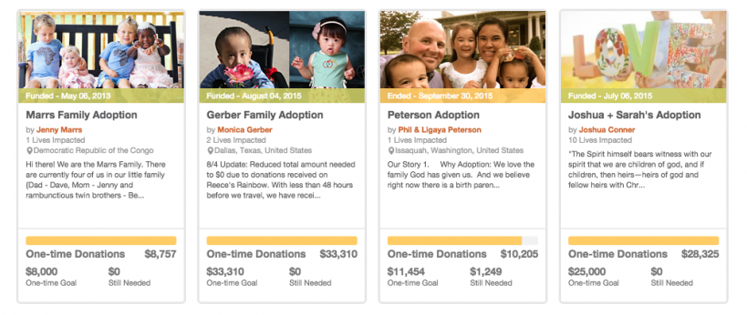 adoption fundraisers