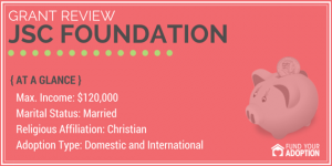 jsc foundation adoption grant