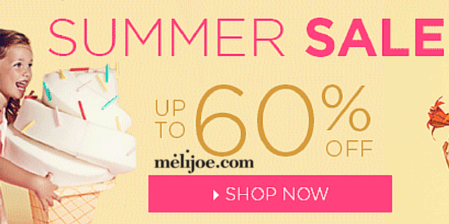 Melijoe Summer Sale – Up To 60% Off The Top Kid’s Fashion Brands